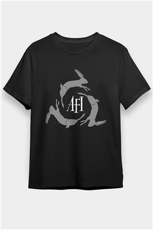 Afi Black Unisex  T-Shirt - Tees - Shirts
