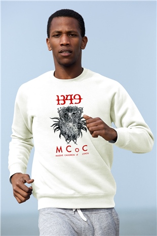 1349 Grubu Beyaz Unisex Sweatshirt