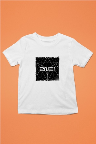 2NE1 Baskılı Unisex Beyaz Çocuk Tişört