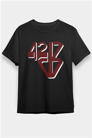 42 Decibel Siyah Unisex Tişört T-Shirt - TişörtFabrikası
