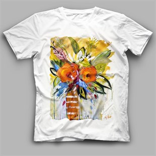Çiçek Çocuk Tişörtü Çocuk T-Shirt ACSYT5