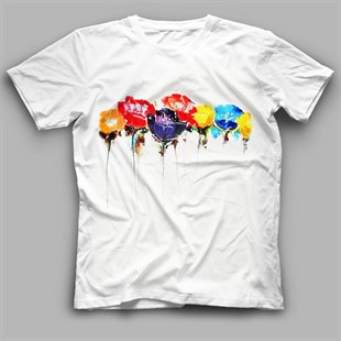 Çiçek Çocuk Tişörtü Çocuk T-Shirt ACSYT6