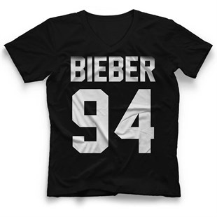 Justin Bieber V-Neck T-Shirt DCO54
