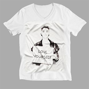 Justin Bieber V-Neck T-Shirt DCO55