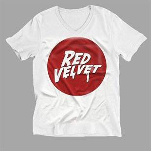 Red Velvet V-Neck T-Shirt DCKPO216
