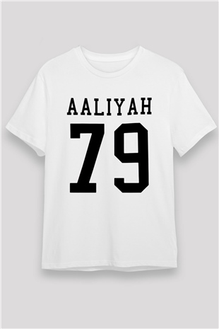 Aaliyah White Unisex  T-Shirt - Tees - Shirts