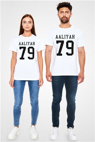 Aaliyah White Unisex  T-Shirt - Tees - Shirts