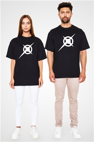 Ace Attorney Siyah Unisex Oversize Tişört T-Shirt