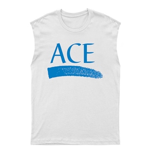 Ace Unisex Kesik Kol Tişört Kolsuz T-Shirt KT3152