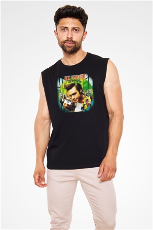 Ace Ventura Siyah Unisex Kolsuz Tişört