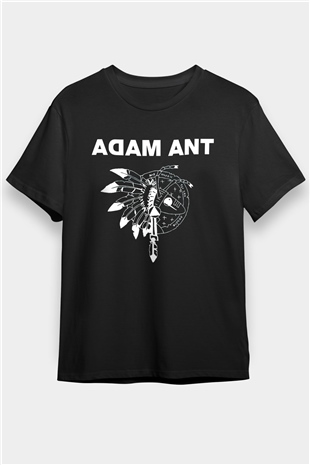 Adam Ant Siyah Unisex Tişört T-Shirt - TişörtFabrikası