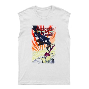 Adventure Time Unisex Kesik Kol Tişört Kolsuz T-Shirt KT6580