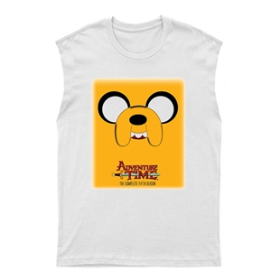 Adventure Time Unisex Kesik Kol Tişört Kolsuz T-Shirt KT6581