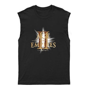 Age Of Empires Unisex Kesik Kol Tişört Kolsuz T-Shirt KT7495