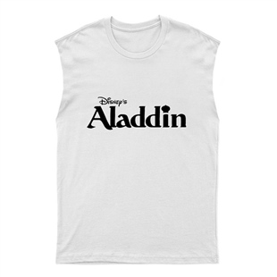 Aladdin Unisex Kesik Kol Tişört Kolsuz T-Shirt KT903