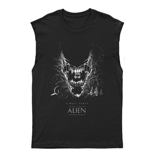 Alien Unisex Kesik Kol Tişört Kolsuz T-Shirt KT921