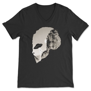 Alien Unisex V Yaka Tişört V Yaka T-Shirt VT923