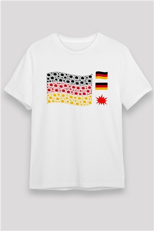 Germany White Unisex T-Shirt