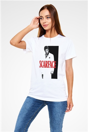Alpacino Scarface White Unisex  T-Shirt - Tees - Shirts