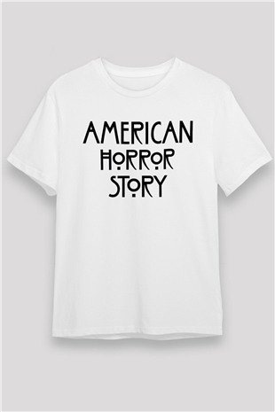 American Horror Story Normal People Scare Me Beyaz Unisex Tişört T-Shirt