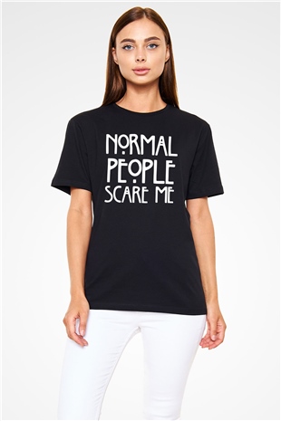 American Horror Story Normal People Scare Me Siyah Unisex Tişört T-Shirt