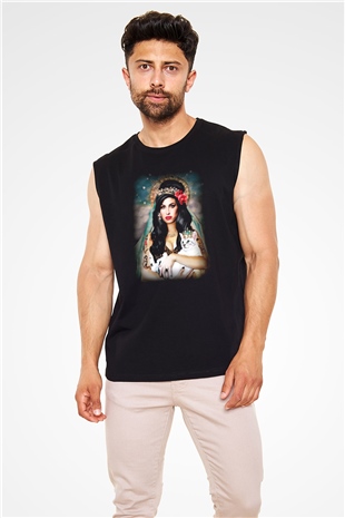 Amy Winehouse Siyah Unisex Kolsuz Tişört