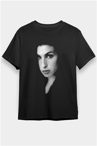 Amy Winehouse Siyah Unisex Tişört T-Shirt - TişörtFabrikası