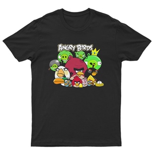 Angry Birds Unisex Tişört T-Shirt ET7508