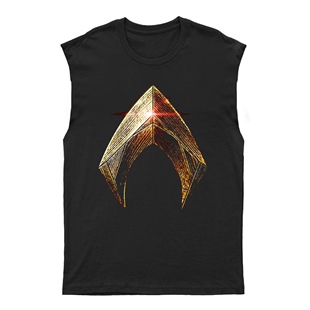 Aquaman Unisex Kesik Kol Tişört Kolsuz T-Shirt KT6592