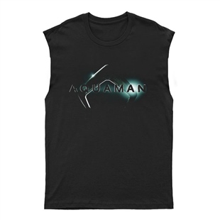 Aquaman Unisex Kesik Kol Tişört Kolsuz T-Shirt KT6590