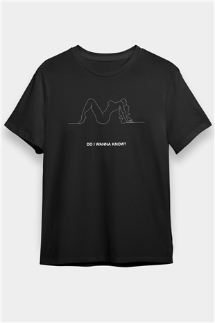 Arctic Monkeys Do I Wanna Know Siyah Unisex Tişört T-Shirt - TişörtFabrikası