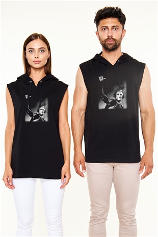Armin Van Buuren Siyah Unisex Kapüşonlu Kolsuz Tişört