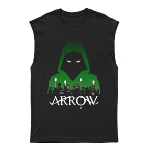 Arrow TV series Unisex Kesik Kol Tişört Kolsuz T-Shirt KT6594