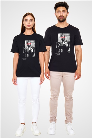 Asap Rocky Siyah Unisex Tişört T-Shirt - TişörtFabrikası