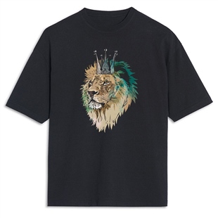 Aslan Oversize Tişört Oversize T-Shirt OSS1533