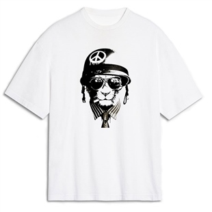 Aslan Oversize Tişört Oversize T-Shirt OSS1562