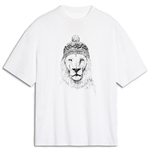 Aslan Oversize Tişört Oversize T-Shirt OSS1549