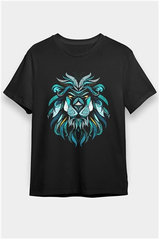 Lion Black Unisex  T-Shirt