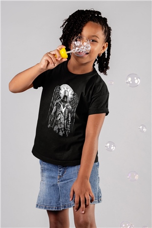 Assassins Creed Baskılı Siyah Unisex Çocuk Tişört