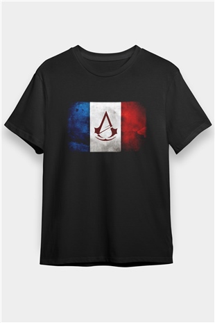 Assassin's Creed Siyah Unisex Tişört T-Shirt