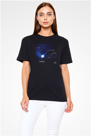 Asteroid Black Unisex  T-Shirt