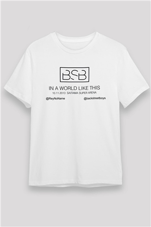 Backstreet Boys White Unisex  T-Shirt - Tees - Shirts