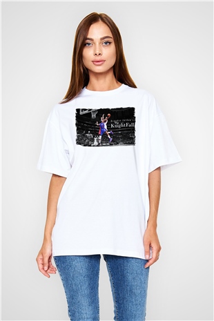 Basketbol Beyaz Unisex Tişört T-Shirt - TişörtFabrikası