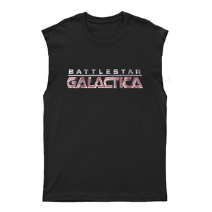 Battlestar Galactica Unisex Kesik Kol Tişört Kolsuz T-Shirt KT6648