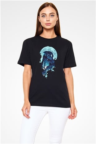 Owl Black Unisex  T-Shirt
