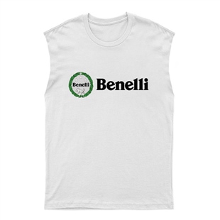Benelli Unisex Kesik Kol Tişört Kolsuz T-Shirt KT3184