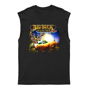 Big Buck Hunter Unisex Kesik Kol Tişört Kolsuz T-Shirt KT7540