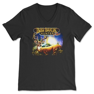 Big Buck Hunter Unisex V Yaka Tişört V Yaka T-Shirt VT7540