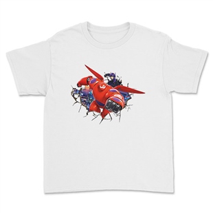 Big Hero Unisex Çocuk Tişört T-Shirt CT971