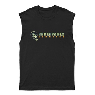 Bionic Commando Unisex Kesik Kol Tişört Kolsuz T-Shirt KT7541
